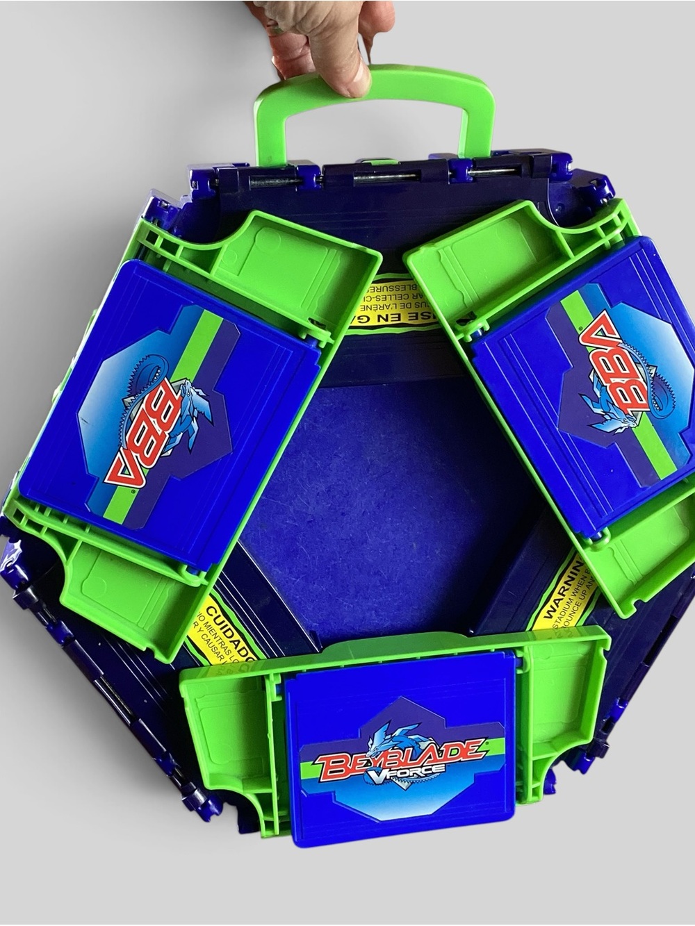 2003 Beyblade VForce Mobile Folding Arena Battle Stadium - Rare!
